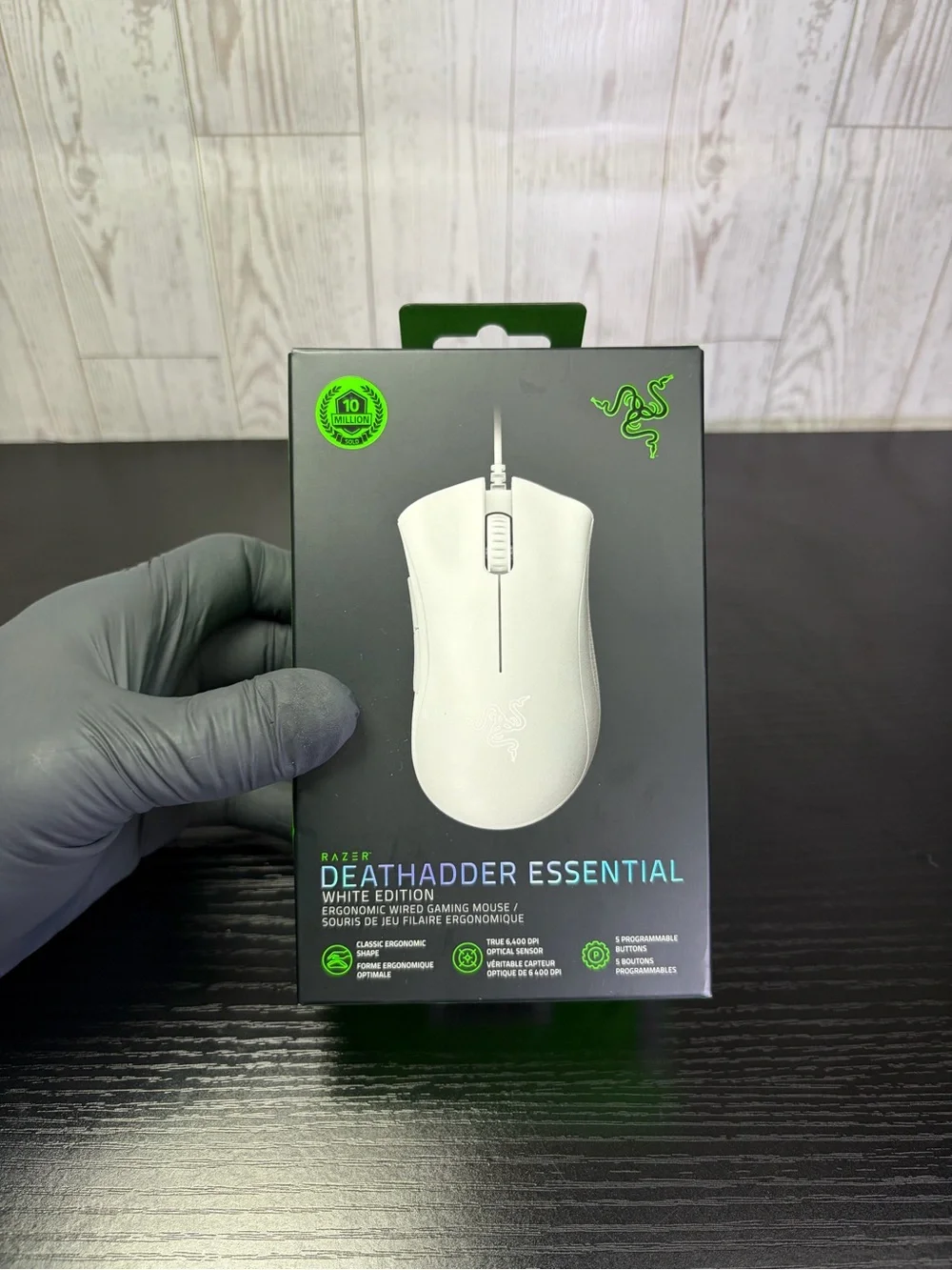 Razer DeathAdder Essential White Gaming Mouse – White